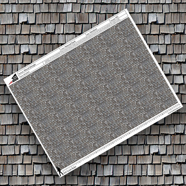 Wood Shingles Natural Dark