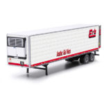 semi-trailer erb paper model kit railroad