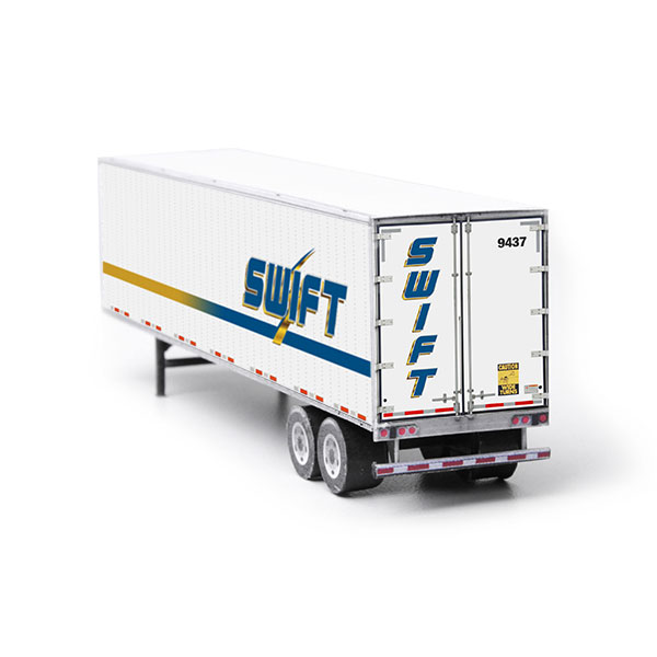 semi-trailer swift paper model kit railroad