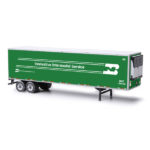 semi-trailer paper model kit burlington northern