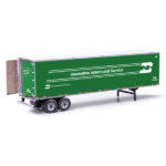 semi-trailer paper model kit burlington northern
