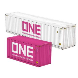 Ocean Network Express ONE shipping container