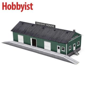 Freight House in Green Lapboard